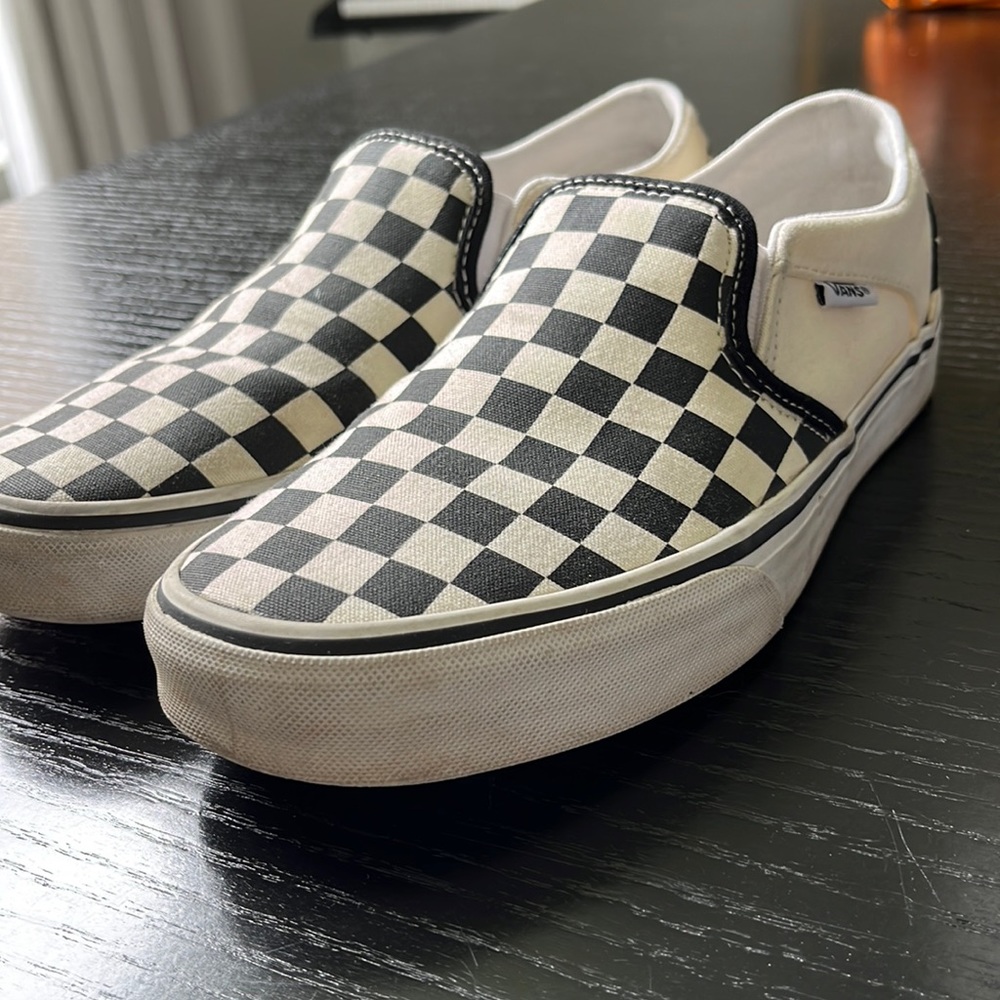 slip-on checkerboard vans - Picture 2 of 2